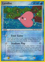 Pokémon,EX Crystal Guardians,Luvdisc - 7/100,Holofoil,Holo Rare,Lightly Played