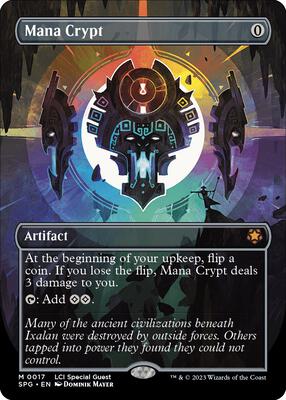 Magic: The Gathering,Special Guests,Mana Crypt (Borderless) - 17,Normal,Mythic,Lightly Played
