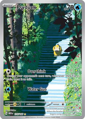 Pokemon,SV: Scarlet & Violet 151,Psyduck - 175/165,Holofoil,Illustration Rare,Near Mint