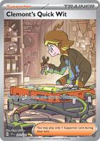 Pokemon,SV08: Surging Sparks,Clemont's Quick Wit - 243/191,Holofoil,Special Illustration Rare,Near Mint