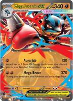 Pokemon,ME01: Mega Evolution,Mega Lucario ex - 077/132,Holofoil,Double Rare,Near Mint
