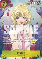 One Piece Card Game,Carrying On His Will,Stussy (Alternate Art) - OP13-110,Foil,Super Rare,Near Mint
