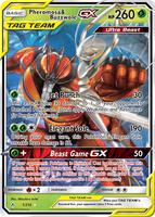 Pokemon,SM - Unbroken Bonds,Pheromosa & Buzzwole GX - 1/214,Holofoil,Ultra Rare,Near Mint