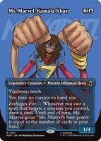 Magic: The Gathering,Marvel Super Heroes,Ms. Marvel, Kamala Khan (Borderless) - 361,Foil,Rare,Near Mint