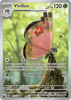 Pokemon,SV08: Surging Sparks,Vivillon - 193/191,Holofoil,Illustration Rare,Near Mint