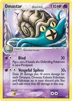 Pokemon,Holon Phantoms,Omastar (Delta Species) - 13/110,Holofoil,Holo Rare,Moderately Played