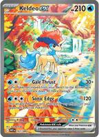 Pokemon,SV: White Flare,Keldeo ex - 167/086,Holofoil,Special Illustration Rare,Near Mint