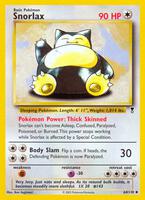 Pokemon,Legendary Collection,Snorlax - 064/110,Reverse Holofoil,Uncommon,Heavily Played
