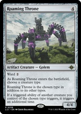Magic: The Gathering,The Lost Caverns of Ixalan,Roaming Throne - 258,Normal,Rare,Lightly Played