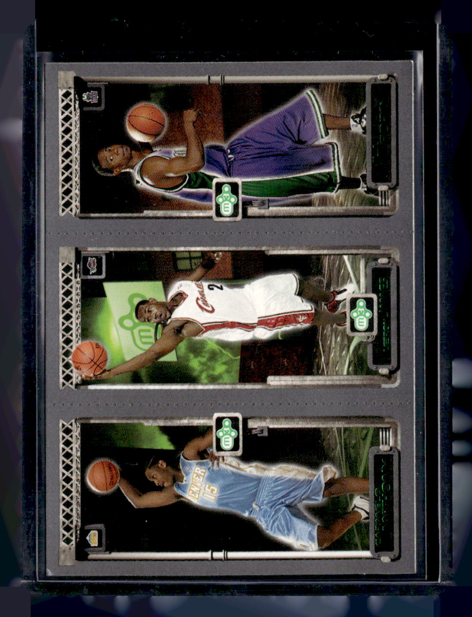 Topps 2003-04 Topps Rookie Matrix,2003-04 Topps Rookie Matrix,Carmelo Anthony / LeBron James / T.J. Ford - 113 / 111 / 118,NM