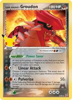 Pokemon,Celebrations: Classic Collection,Team Magma's Groudon - 9/95,Holofoil,Classic Collection,Near Mint