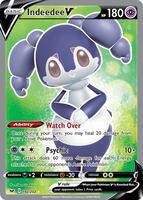 Pokemon,SWSH01: Sword & Shield Base Set,Indeedee V (Full Art) - 192/202,Holofoil,Ultra Rare,Near Mint