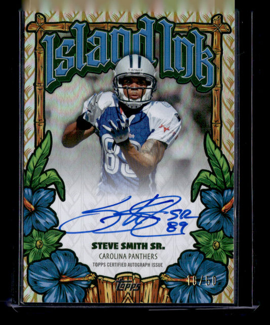 Topps 2026 Topps Flagship,2026 Topps Flagship,Steve Smith Sr. - II-SS,Island Ink Gold