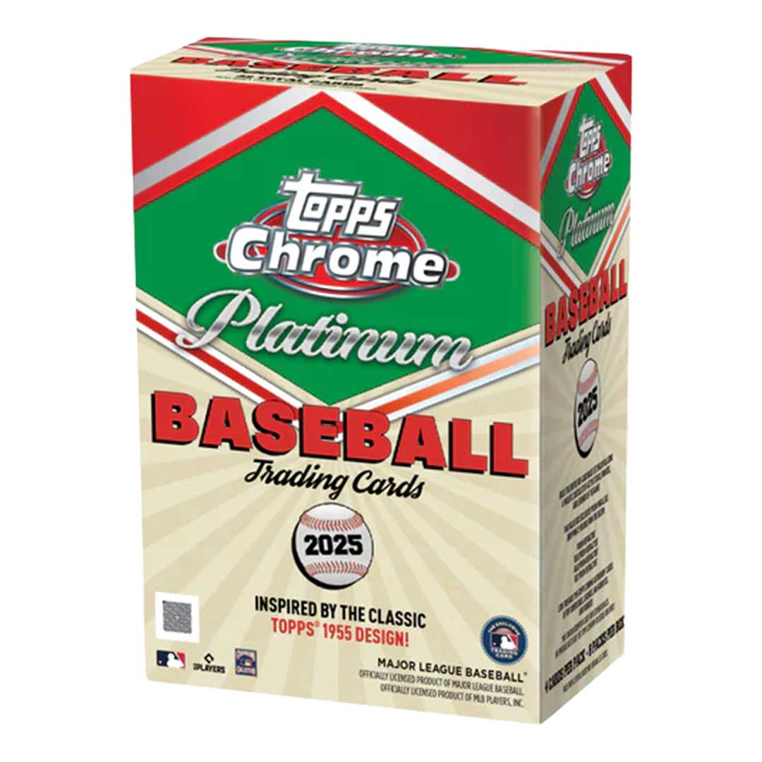 Topps Chrome 2025 Platinum Anniversary Baseball Blaster Box