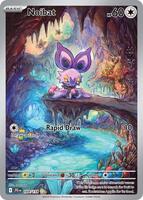 Pokemon,SV09: Journey Together,Noibat - 169/159,Holofoil,Illustration Rare,Lightly Played