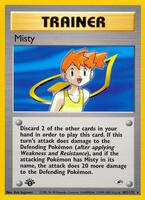 Pokemon,Gym Heroes,Misty (102) - 102/132,Unlimited,Rare,Near Mint