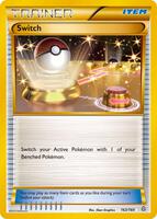 Pokemon,XY - Primal Clash,Switch (163 Secret Rare) - 163/160,Holofoil,Secret Rare,Moderately Played