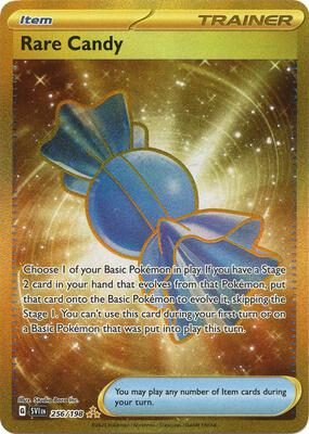 Pokemon,SV01: Scarlet & Violet Base Set,Rare Candy - 256/198,Holofoil,Hyper Rare,Near Mint