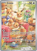Pokemon,SV06: Twilight Masquerade,Eevee - 188/167,Holofoil,Illustration Rare,Near Mint