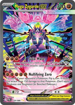 Pokemon,ME03: Perfect Order,Mega Zygarde ex - 120/088,Holofoil,Special Illustration Rare,Near Mint