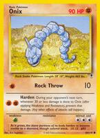 Pokemon,Legendary Collection,Onix - 084/110,Reverse Holofoil,Common,Moderately Played