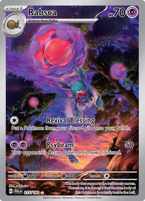 Pokemon,SV02: Paldea Evolved,Rabsca - 215/193,Holofoil,Illustration Rare,Near Mint
