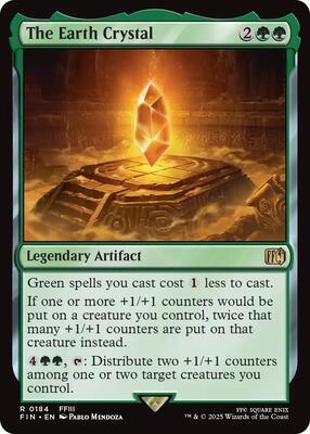 Magic: The Gathering,FINAL FANTASY,The Earth Crystal - 184,Normal,Rare,Near Mint