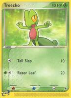 Pokemon,EX Ruby and Sapphire,Treecko - 76/109,Reverse Holofoil,Common,Lightly Played