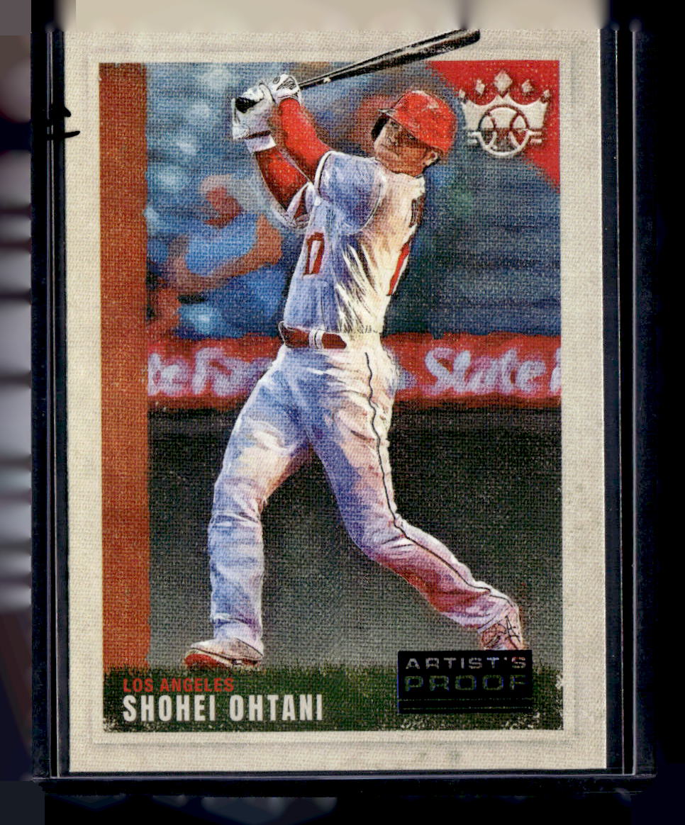 Panini 2022 Panini Diamond Kings,2022 Panini Diamond Kings,Shohei Ohtani - 126,Artist's Proof Blue