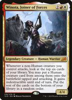 Magic: The Gathering,Ikoria: Lair of Behemoths,Winota, Joiner of Forces - 216,Foil,Mythic,Near Mint - Japanese