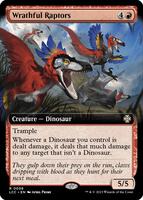 Magic: The Gathering,Commander: The Lost Caverns of Ixalan,Wrathful Raptors (Extended Art) - 56,Normal,Rare,Near Mint