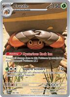 Pokemon,SV10: Destined Rivals,Crustle - 186/182,Holofoil,Illustration Rare,Near Mint