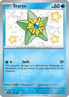Pokemon,SV: Paldean Fates,Staryu - 118/091,Holofoil,Shiny Rare,Near Mint