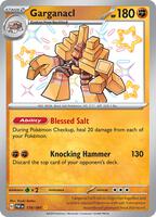 Pokemon,SV: Paldean Fates,Garganacl - 178/091,Holofoil,Shiny Rare,Near Mint
