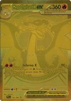 Pokemon,ME02: Phantasmal Flames,Mega Charizard X ex - 130/094,Holofoil,Mega Hyper Rare,Lightly Played