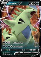 Pokemon,SWSH08: Fusion Strike,Tyranitar V - 158/264,Holofoil,Ultra Rare,Near Mint