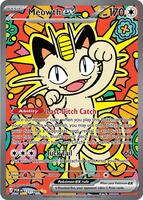 Pokemon,ME03: Perfect Order,Meowth ex - 121/088,Holofoil,Special Illustration Rare,Near Mint