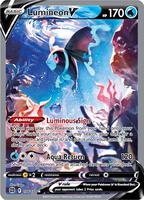 Pokemon,SWSH09: Brilliant Stars,Lumineon V (Alternate Full Art) - 156/172,Holofoil,Ultra Rare,Near Mint