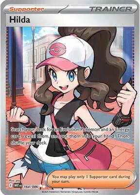 Pokemon,SV: White Flare,Hilda - 164/086,Holofoil,Ultra Rare,Near Mint