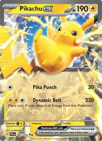 Pokemon,SV02: Paldea Evolved,Pikachu ex - 063/193,Holofoil,Double Rare,Near Mint