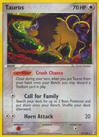 Pokemon,Crystal Guardians,Tauros - 12/100,Holofoil,Holo Rare,Moderately Played