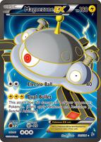 Pokemon,XY - Flashfire,Magnezone EX (101 Full Art) - 101/106,Holofoil,Ultra Rare,Heavily Played