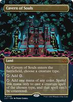 Magic: The Gathering,The Lost Caverns of Ixalan,Cavern of Souls (0345) (Borderless),Normal,Mythic,Near Mint