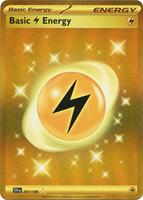 Pokemon,SV01: Scarlet & Violet Base Set,Basic Lightning Energy - 257/198,Holofoil,Hyper Rare,Near Mint