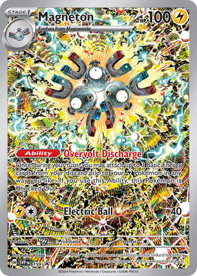 Pokemon,SV: Scarlet & Violet Promo Cards,Magneton - 159,Holofoil,Promo,Lightly Played