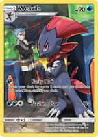 Pokemon,SM - Cosmic Eclipse,Weavile (Secret) - 238/236,Holofoil,Secret Rare,Near Mint