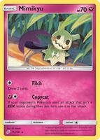Pokemon,SM - Team Up,Mimikyu - 112/181,Reverse Holofoil,Rare,Lightly Played