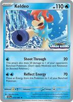 Pokemon,Miscellaneous Cards & Products,Keldeo - 019/086 (Chaos Rising Stamped),Holofoil,Rare,Near Mint
