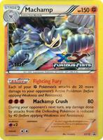 Pokemon,XY Promos,Machamp - XY13 (Prerelease) [Staff],Holofoil,Promo,Lightly Played