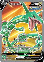 Pokemon,SWSH07: Evolving Skies,Rayquaza V (Full Art) - 193/203,Holofoil,Ultra Rare,Near Mint
